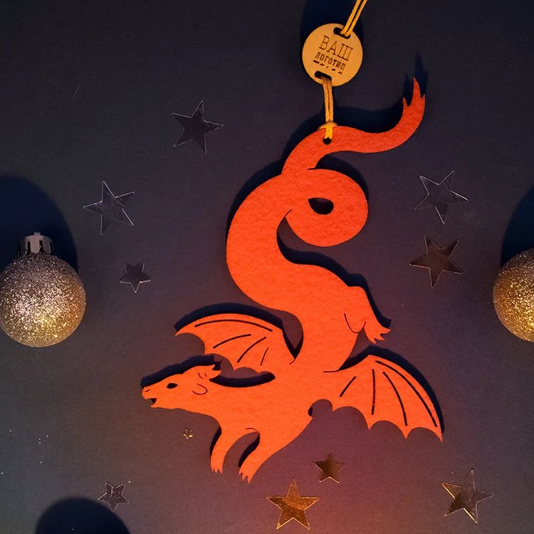 Фетровый символ года "Дракон"