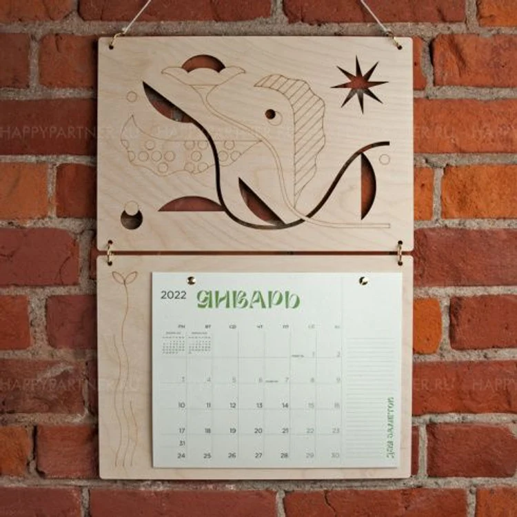 Фанерный календарь